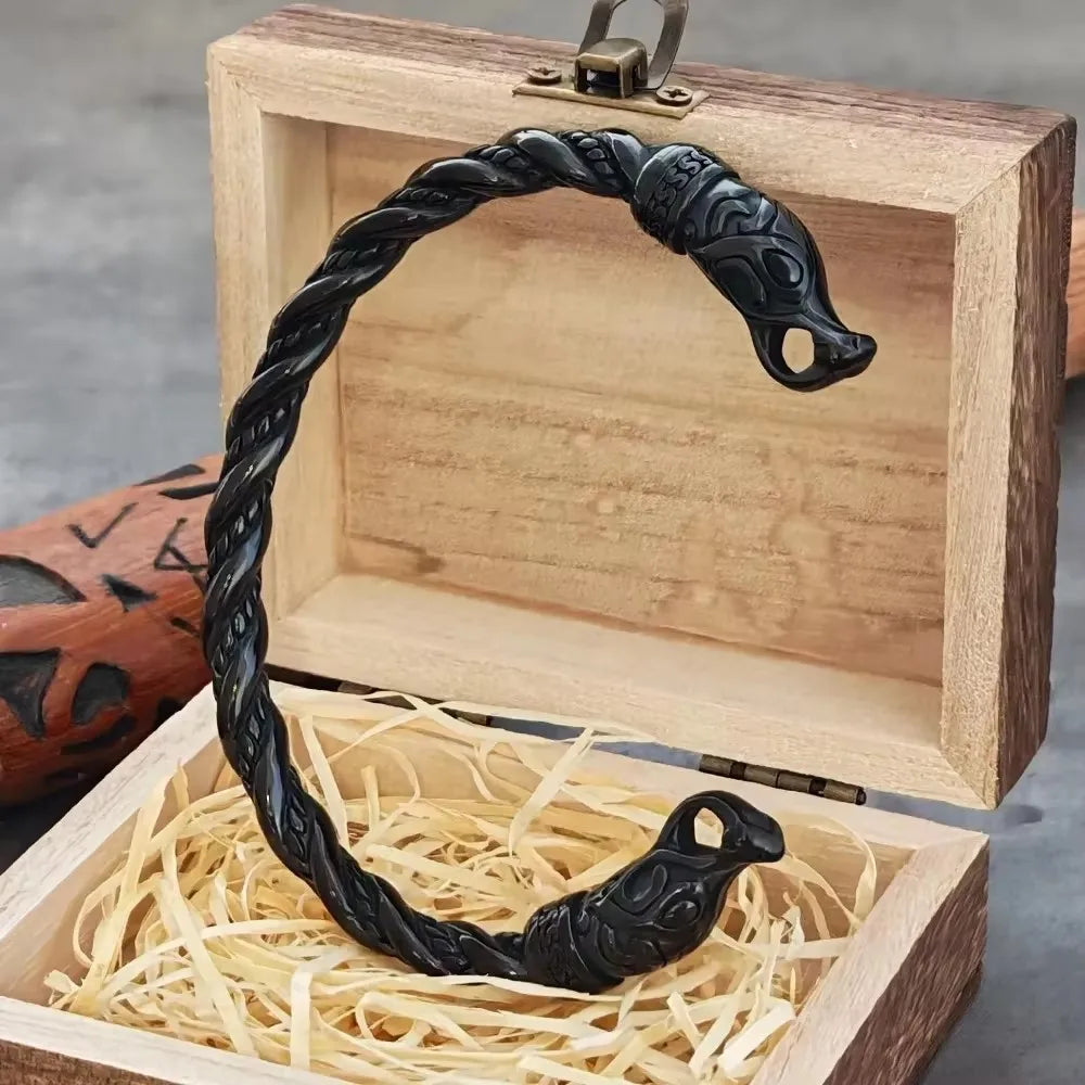 The Black Dragon Nidhogr Steel Bracelet