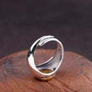 The Eye of Odin Solid 925 Sterling Silver Ring