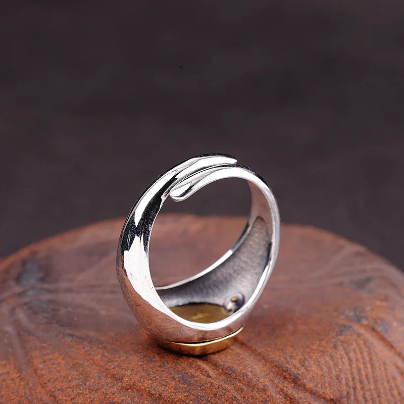 The Eye of Odin Solid 925 Sterling Silver Ring