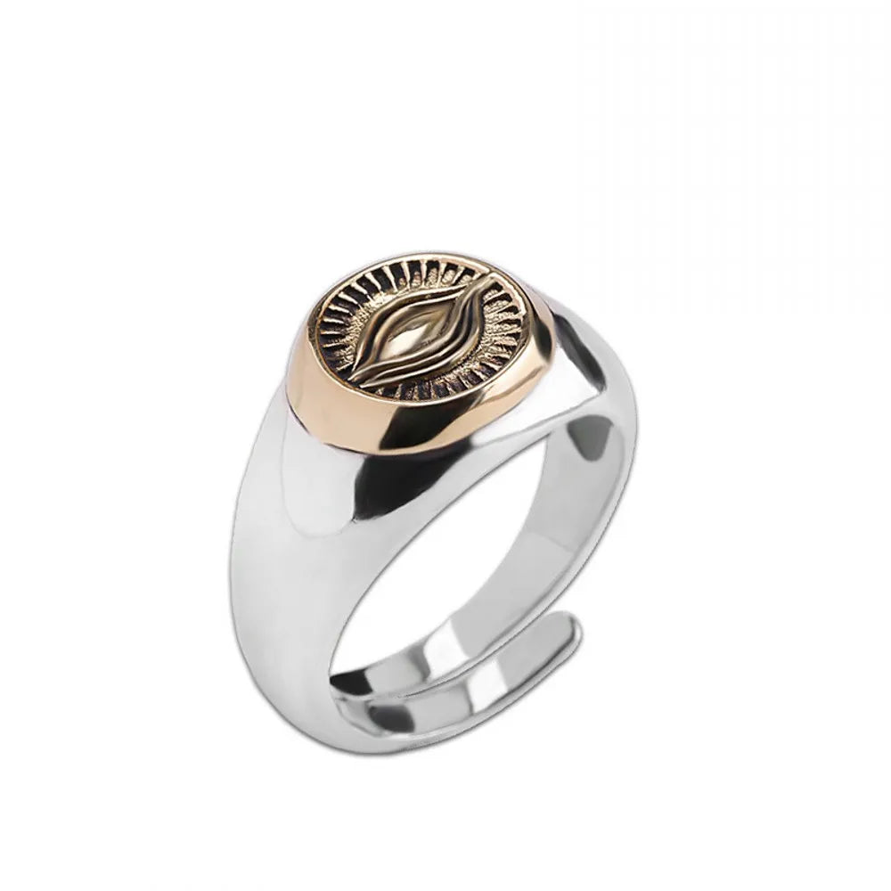 The Eye of Odin Solid 925 Sterling Silver Ring