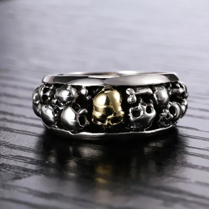 The Ring of Skulls 925 Sterling Silver