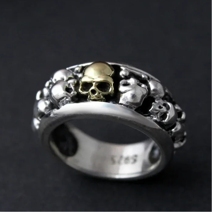 The Ring of Skulls 925 Sterling Silver