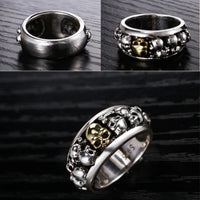 The Ring of Skulls 925 Sterling Silver