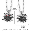 The Witcher Viking Wolf Necklace