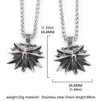 The Witcher Viking Wolf Necklace