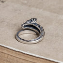 Thor Chariot Goats 925 Sterling Silver Adjustable Ring