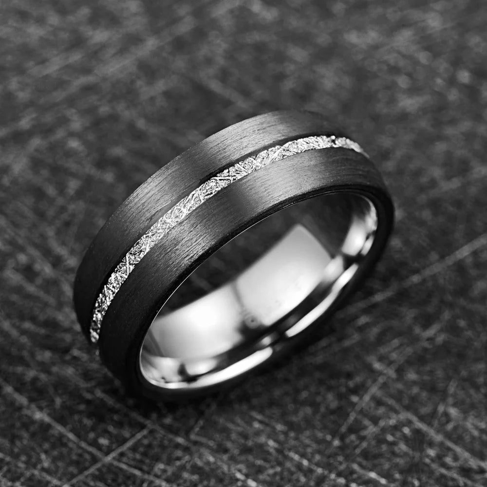 Thor Night Thunder Tungsten Carbide Ring