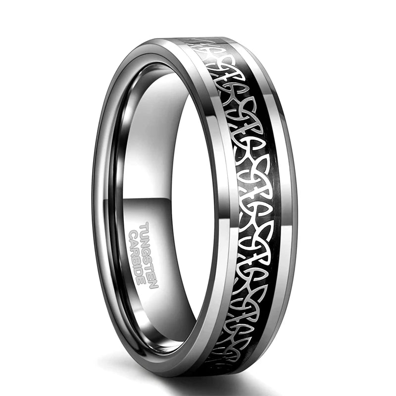 Triskele Tungsten Carbide Ring