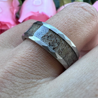 Ullr Rewards Deer's Antler Wedding Band