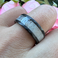 Ullr Rewards Deer's Antler Wedding Band