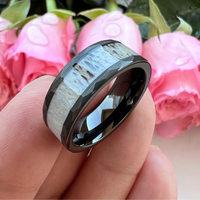 Ullr Rewards Deer's Antler Wedding Band