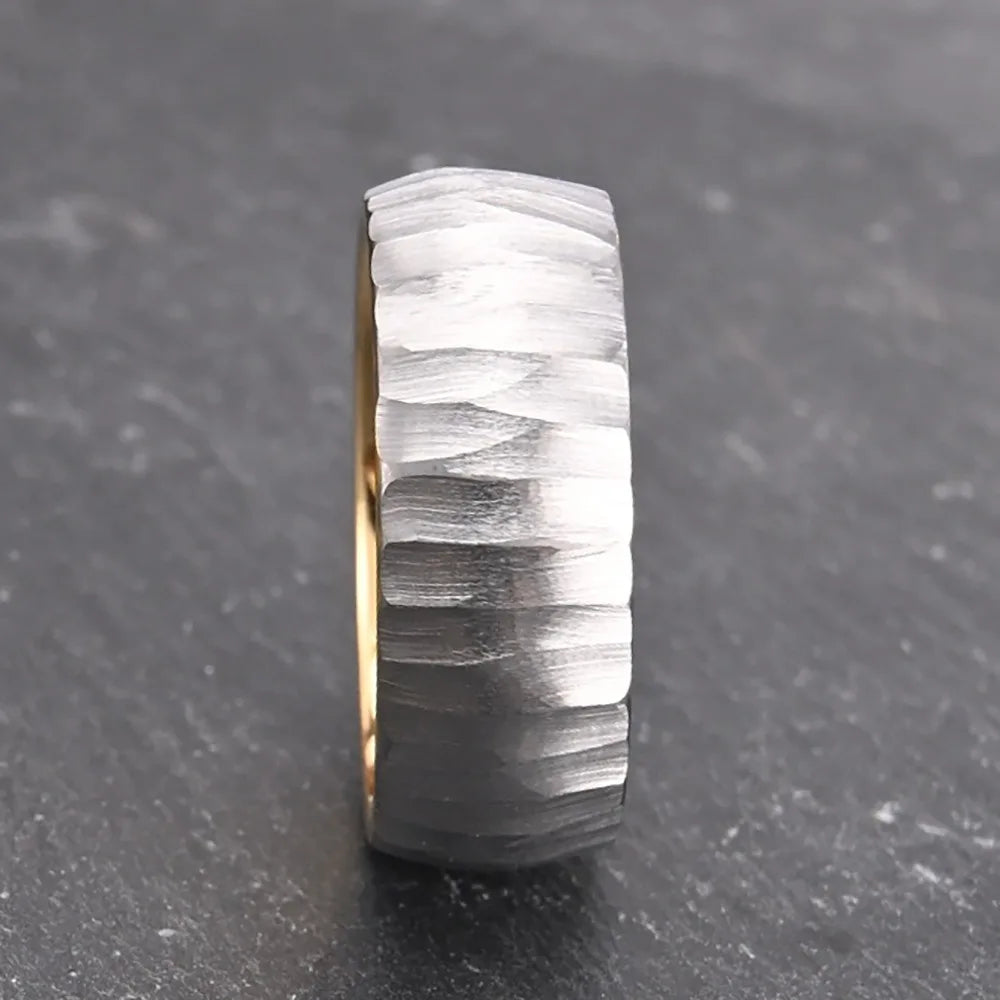 Unbreakable Dragonscales of Jormungandr Tungsten Carbide Ring