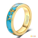Valhalla Sky Turquoise and Tungsten Carbide Ring