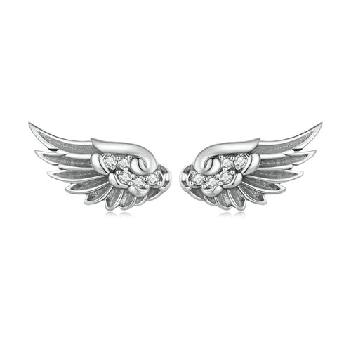 Valkyrie Wings 925 Sterling Silver Earrings
