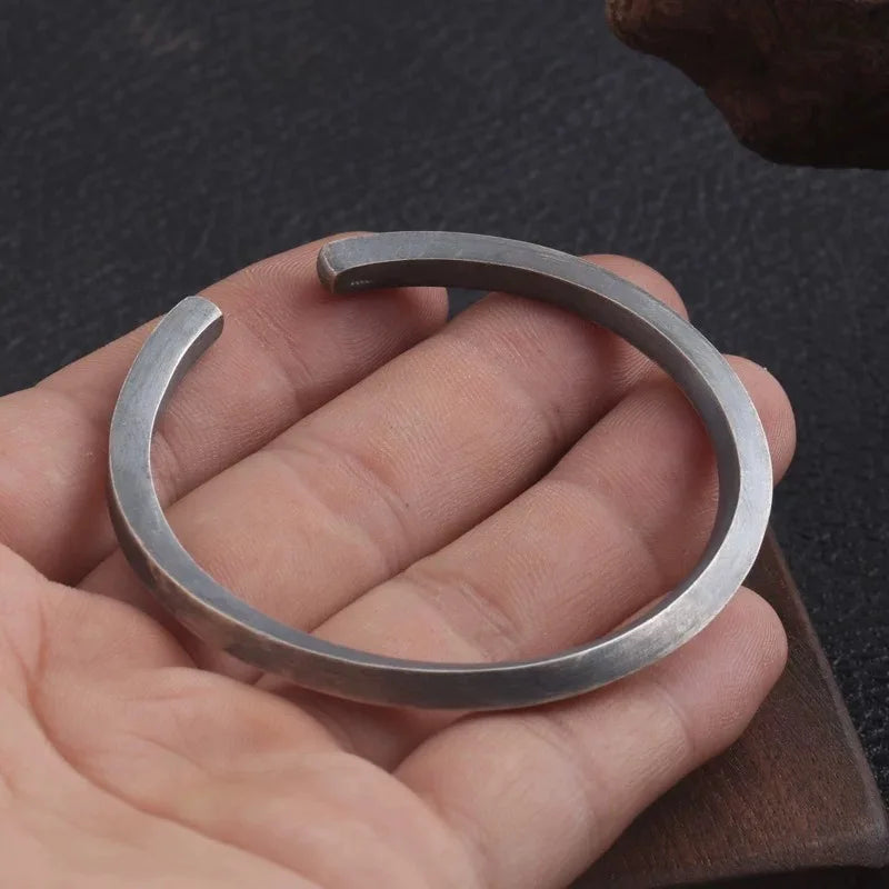 Viking Arm Ring of Duty in solid 999 Sterling Silver