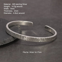 Viking Arm Ring of Fate in Solid 925 Sterling Silver