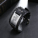 Viking Axe Leather Bracelet
