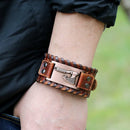 Viking Axe Leather Bracelet