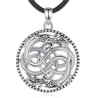 Viking Dragon 925 Sterling Silver Necklace
