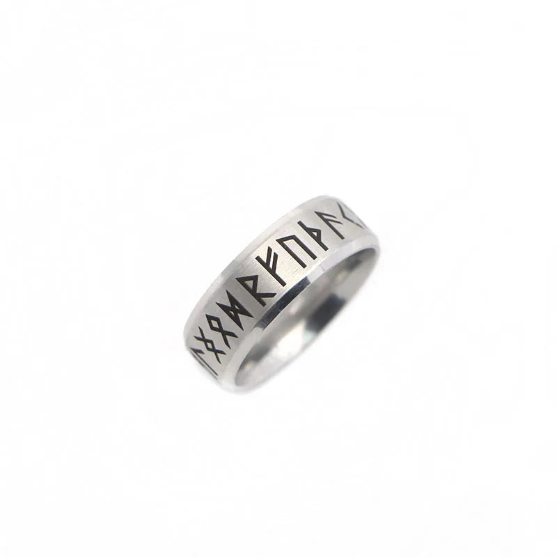 Viking Rune Ring - Stainless Steel