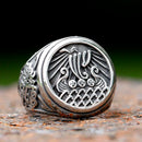 Viking Ship Drakar Stainless Steel Ring