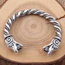 Viking Wolves of Odin Geri and Freki Bracelet