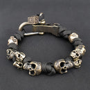 Warrior Trophies ParaCord Skull Bracelet