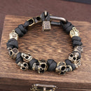 Warrior Trophies ParaCord Skull Bracelet