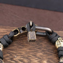 Warrior Trophies ParaCord Skull Bracelet