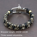 Warrior Trophies ParaCord Skull Bracelet