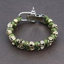 Warrior Trophies ParaCord Skull Bracelet
