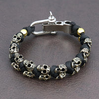 Warrior Trophies ParaCord Skull Bracelet