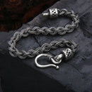 Weaved Wyrd 925 Fine Silver Bracelet