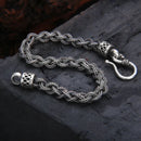 Weaved Wyrd 925 Fine Silver Bracelet
