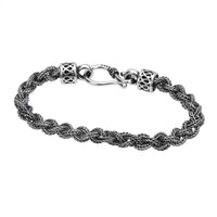 Weaved Wyrd 925 Fine Silver Bracelet