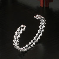 Weaved Wyrd 925 Sterling Silver Bracelet
