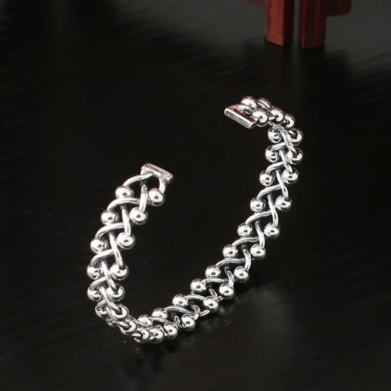 Weaved Wyrd 925 Sterling Silver Bracelet