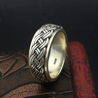 Weaved by the Norns Handmade 925 Sterling Silver Spinning Ring