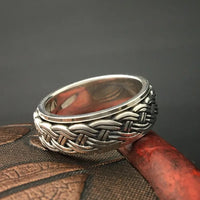 Weaved by the Norns Handmade 925 Sterling Silver Spinning Ring