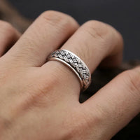 Weaved by the Norns Handmade 925 Sterling Silver Spinning Ring