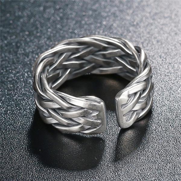 Wide Gleipnir - Handmade 925 Sterling Silver Ring