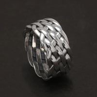 Wide Gleipnir - Handmade 925 Sterling Silver Ring