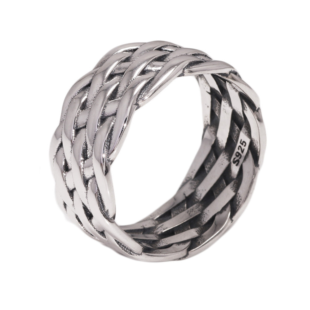 Wide Gleipnir - Handmade 925 Sterling Silver Ring