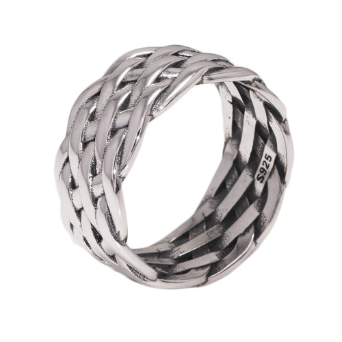 Wide Gleipnir - Handmade 925 Sterling Silver Ring