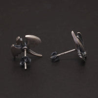 Winged Dragon Fafnir 925 Sterling Silver Earrings