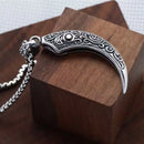 Wolf of Odin Claw 925 Sterling Silver Pendant