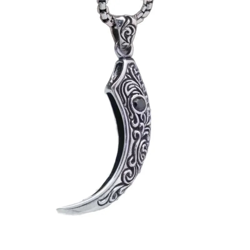 Wolf of Odin Claw 925 Sterling Silver Pendant