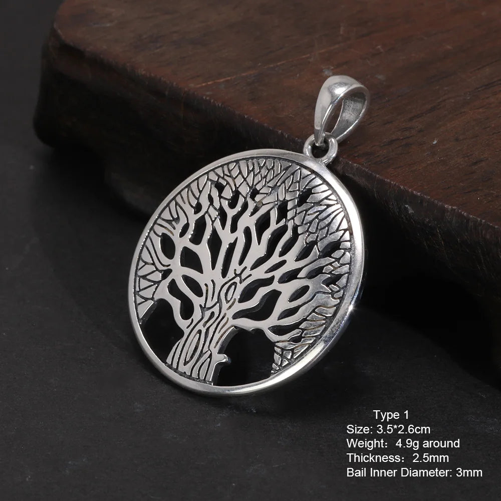 Yggdrasil, The Tree of Life Pendant - 925 Silver