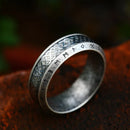 Yggdrasil The Tree of Life Stainless Steel Rune Ring