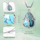 Yggdrasil, The Tree of Life in Turquoise Stone Necklace